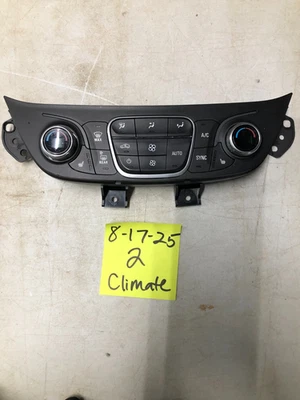 Chevrolet Equinox 2020-2022 calefacción aire acondicionado control de temperatura 84612975 OEM Foto 1 de 4