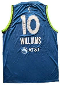 Courtney Williams Signed Minnesota Lynx Jersey PSA COA “StudBudz” inscription - Picture 1 of 3