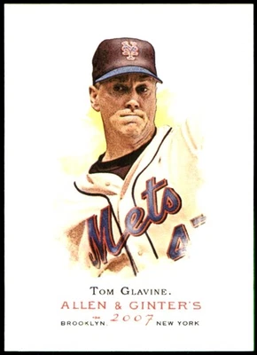 Tom Glavine 2007 Topps Allen & Ginter #332 Mets MLB LEER ENVÍO GRATUITO AutographDen Foto 1 de 2