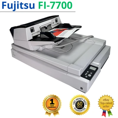 Fujitsu Fi-7700 Color PA03740-B005 Document Scanner w/Adapter 1 YEAR WARRANTY!⚡️ - Image 1 of 4