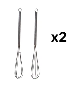 Fox Run Set of 2 Chrome 7-Inch Mini Whisks (2-Pack) - Picture 1 of 2