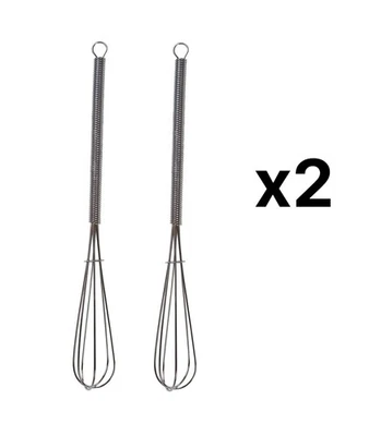 Fox Run Set of 2 Chrome 7-Inch Mini Whisks (2-Pack) - Image 1 of 2