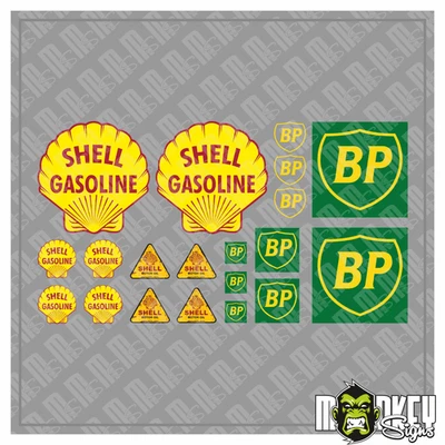 MONKEY SIGNS LGB 20-teiliges Aufkleber Set Spur G Gartenbahn Kesselwagen Transp. Beschriftung