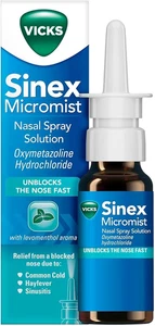 Vicks Nasal Spray, Sinex Micromist Decongestant Nose Spray for Blocked Nose Wit - Picture 1 of 12