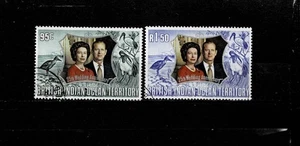 13608- British Indian Ocean Territories, British Colonies, Stanley Gibbons 45-46 - Picture 1 of 1