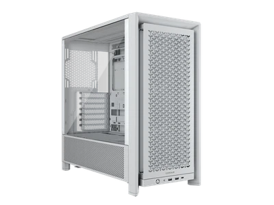 Corsair FRAME 4000D RS White Steel / Tempered Glass ATX Mid Tower Computer Case - Image 1 of 4