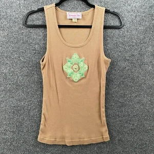 Panhandle Slim Tank Top Womens XL Brown Sleeveless Fitted Casual Hippie 90s Y2K - Picture 1 of 9