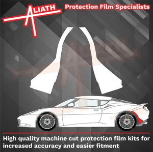 Se adapta a Lotus Evora GT 400/410 parachoques trasero arco piedra astilla pintura película de protección - Imagen 1 de 4