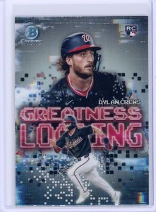 2025 Bowman Baseball Dylan Crews (RC) Greatness Loading #GL-18 Nationals - Bild 1 von 2