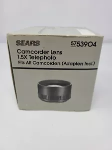 SEARS CAMCORDER OBJEKTIV 57-53904 1,5X TELEPHOTO - Bild 1 von 3