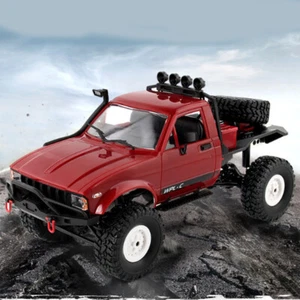 WPL C14 RC RED Truck Kits 4WD 1/16 Off-road Crawler Car Assemble Toy Kids DIY - Picture 1 of 6