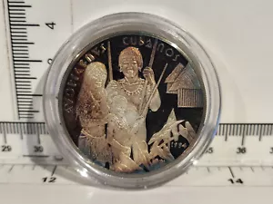 (L1061) Scarso 1994 Bullion Art tondo 0,999 argento 1 oz - " Aborigenes Cubanos " - Foto 1 di 4