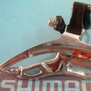 Shimano Deore LX M566 Brz-On MTB Front Derailleur NEW/NOS Vintage-TP/BS- 7/8-Spd - Picture 1 of 2