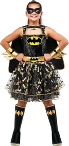 Girls Rubies DC Comics Batgirl Halloween Costume Dress 10/12 - Picture 1 of 1