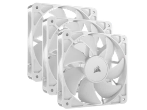 CORSAIR RS120 PWM 120mm Fans Triple Pack - White - Simplified Control - Daisy-Ch - Picture 1 of 10