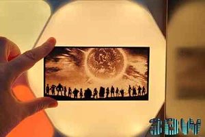 Keyframe Borderlands 3 Lithopane Tribute - Firehawk Memorial Scene | 3D Printed - Picture 1 of 8