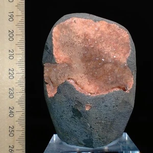 Heulandite Zeolite geode crystal cave self-standing cut base basalt vug 0.25kg - Picture 1 of 8