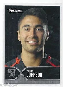 2015 NRL Traders Faces of the Game (FOTG 43 / 48 ) Shaun JOHNSON Warriors - Picture 1 of 1