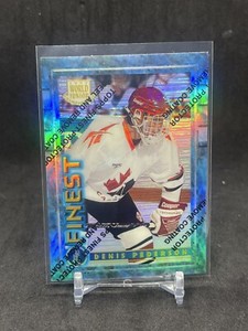 Denis Pederson 1994-95 Topps Finest Refractor #163 Rookie RC Team Canada