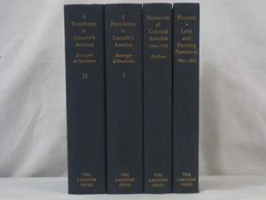 Vintage Lakeside Press 4 Blue HC book lot Fenchman in Lincoln's America 1, 2 VG - Imagen 1 de 5