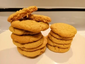Delicious Homemade Old Fashioned Peanut Butter Cookies 12 Pack - Picture 1 of 2