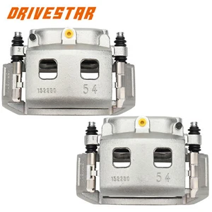 Pair Front Left Right Disc Brake Calipers w/ Bracket for Dodge Ram 1500 Durango - Foto 1 di 3