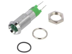 SWBU08714A Kontrollleuchte: LED konkav 24-28VDC Öffng: Ø8,2mm IP67 Metall SIGNAL - Bild 1 von 1