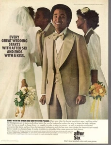 advertising print 1977 After Six Formal Wedding Bridal dress Alfred Angelo ad - Picture 1 of 1