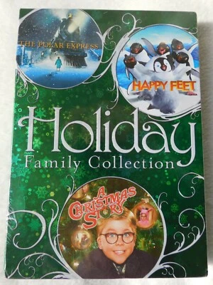 Holiday Family Collection DVD, The Polar Express, A Christmas Story & Happy Feet - Image 1 of 4