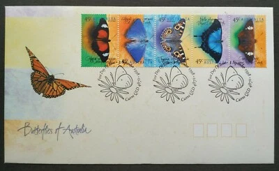 1998 Australia Butterflies 5v Stamps FDC 澳洲蝴蝶邮票首日封 - Image 1 of 2