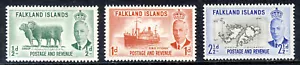 FALKLAND ISLANDS King George VI 1952 Pictorial Group SG 172 to SG 175 MINT - Picture 1 of 2