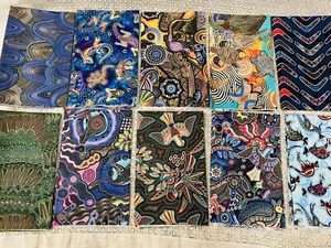 10 Stück FQ Quilt Baumwollstoffe - siehe Bilder - Bild 1 von 12