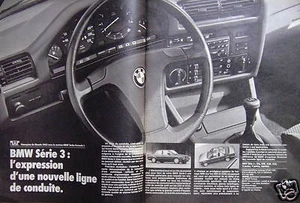1984 BMW 3 SERIES ADVERTISEMENT EXPRESSION OF A NEW LINE OF CONDUCT - Picture 1 of 1