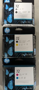 SET HP 72 PRINTHEAD DESIGNJET C9380A, C9383A AND C9384A SET OF 3 EXP *2025/2026* - Afbeelding 1 van 4