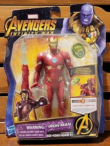 ACTION FIGURE IRON MAN (6") MARVEL AVENGERS INFINITY WAR confezione danneggiata - Foto 1 di 9