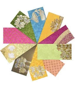 BUSTA FANTASIA DESIGN LUSSO REGALO MATRIMONIO SOLDI per OCCASIONI PORTAFOGLIO COLORATO - Foto 1 di 6