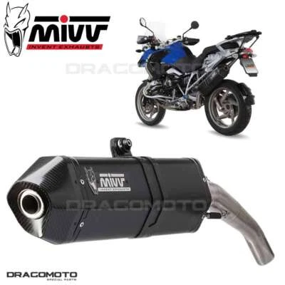 échappement BMW R 1200 GS 2008 2009 MIVV Speed Edge Noir - Photo 1/2
