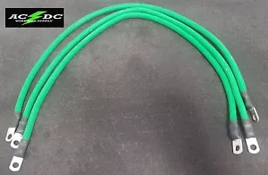 Club Car Precedent Golf Cart -Battery Cable Set 2 GAUGE (3 - 26" GREEN) - Picture 1 of 1