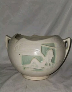 Roseville Silhouette Akt Vase 742-6 Art Deco Keramik Vase - Bild 1 von 3
