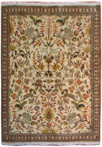 Alfombra Tabreez tradicional marfil 3x5' #PIX-9144 - Imagen 1 de 6