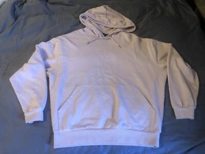 ASOS Mens Long Sleeve Pullover Hoodie Sz S Pink Cotton Kangaroo pocket EUC - Picture 1 of 6