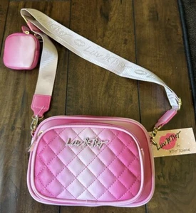 Bolso Bandolera Luv Betsey Johnson LBLIA Rosa Cartera con Monedero Nuevo con Etiquetas - Imagen 1 de 10