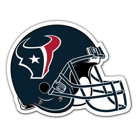 HOUSTON TEXANS Helmet NFL Team Magnet Large 12" Home Auto Fremont Die Licensed Cover