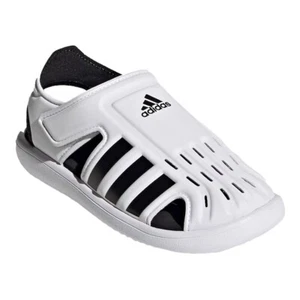 adidas Water Sandal C Cloud White Black FY6044 Kids Size 2- Original - Picture 1 of 4