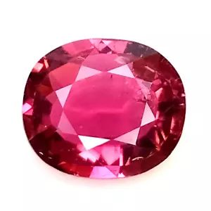 2,12 kt ROSA ROTER NATÜRLICHER RUBILIT OVAL LOSE EDELSTEINE - Bild 1 von 3