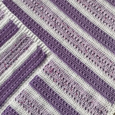 Handmade Baby Girl Blanket | Crochet Baby Blanket | Baby Girl Gifts - Image 1 of 4