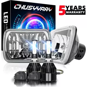 Pair 5x7" 7x6" LED Headlights Hi/Lo DRL For Toyota Pickup 82-95 Tacoma 1995-1997 - Bild 1 von 17
