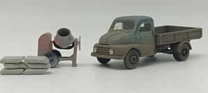TECNOTREN 111505 FIAT 615 IMPRESA EDILE (DIRT) CON BETONIERA E SACCHI CEMENTO - Foto 1 di 8