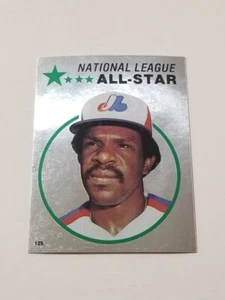 ANDRE DAWSON 1982 TOPPS BASEBALL STICKER #125 MONTREAL EXPOS SILVER FOIL - Picture 1 of 2