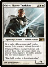 1x Odric, Master Tactician LP, English MTG Magic 2013 (M13)